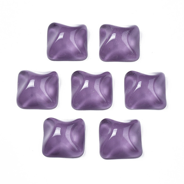 PandaHall Transparent Resin Cabochons, Water Ripple Cabochons, Square, Purple, 16x16x8.5~9mm Resin Square Purple
PandaHall Transparent Resin Cabochons, Water Ripple Cabochons, Square, Purple, 16x16x8.5~9mm Resin Square Purple