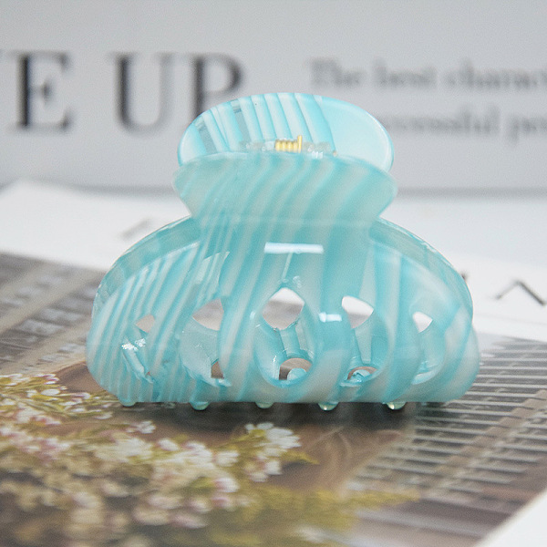 PandaHall Acrylic Large Claw Hair Clips, for Thick Hair, Cyan, 54x39x29mm Acrylic Cyan
PandaHall Acrylic Large Claw Hair Clips, for Thick Hair, Cyan, 54x39x29mm Acrylic Cyan
