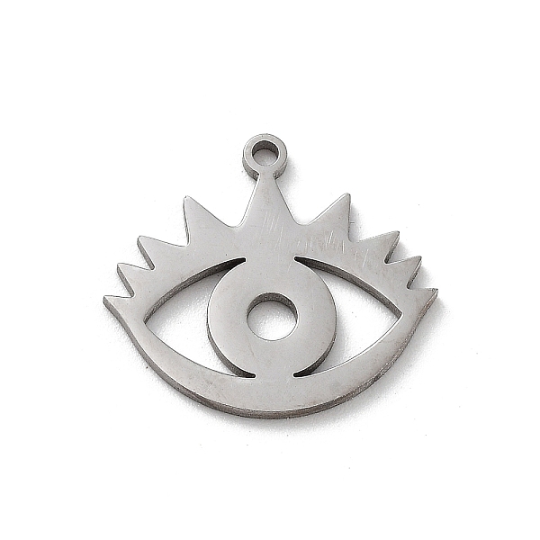 PandaHall 304 Stainless Steel Pendants, Laser Cut, Eye Charm, Stainless Steel Color, 15x17x1mm, Hole: 1.2mm 304 Stainless Steel Eye
PandaHall 304 Stainless Steel Pendants, Laser Cut, Eye Charm, Stainless Steel Color, 15x17x1mm, Hole: 1.2mm 304 Stainless Steel Eye