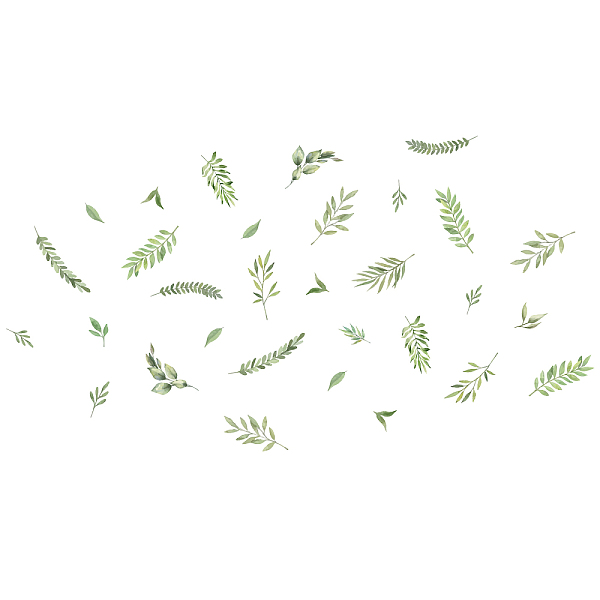 PandaHall PVC Wall Stickers, Rectangle, for Home, Living Room, Bedroom Decoration, Leaf Pattern, 70x24cm, 2pcs/set Plastic Leaf
PandaHall PVC Wall Stickers, Rectangle, for Home, Living Room, Bedroom Decoration, Leaf Pattern, 70x24cm, 2pcs/set Plastic Leaf