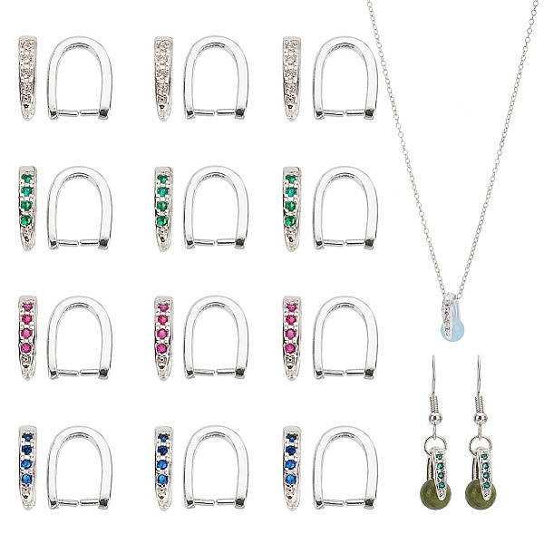 PandaHall arricraft 16 Pcs 4 Colors Snap on Bails, Differ Colors Shiny Cubic Zirconia Pinch Clips Bail Pendants Hook Pendant Clasps for..., Multicolor
PandaHall arricraft 16 Pcs 4 Colors Snap on Bails, Differ Colors Shiny Cubic Zirconia Pinch Clips Bail Pendants Hook Pendant Clasps for..., Multicolor
