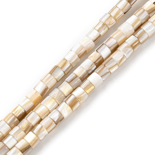 PandaHall Natural Freshwater Shell Beads Strands, Column, Seashell Color, 3x4mm, Hole: 0.8mm, about 124~125pcs/strand, 15.28~15.47''..., Brown
PandaHall Natural Freshwater Shell Beads Strands, Column, Seashell Color, 3x4mm, Hole: 0.8mm, about 124~125pcs/strand, 15.28~15.47''..., Brown