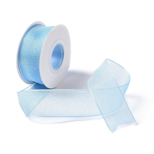 PandaHall 10 Yards Polyester Chiffon Ribbon, for DIY Jewelry Making, Light Sky Blue, 1- inch(25.5mm) Polyester None
PandaHall 10 Yards Polyester Chiffon Ribbon, for DIY Jewelry Making, Light Sky Blue, 1- inch(25.5mm) Polyester None