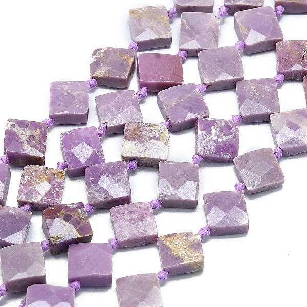 PandaHall Natural Lepidolite Beads Strands, Faceted, Rhombus, 13~13.5x13.5x4mm, Hole: 1mm, about 27pcs/strand, 15.75~15.94 inch(40~40.5cm)...
PandaHall Natural Lepidolite Beads Strands, Faceted, Rhombus, 13~13.5x13.5x4mm, Hole: 1mm, about 27pcs/strand, 15.75~15.94 inch(40~40.5cm)...