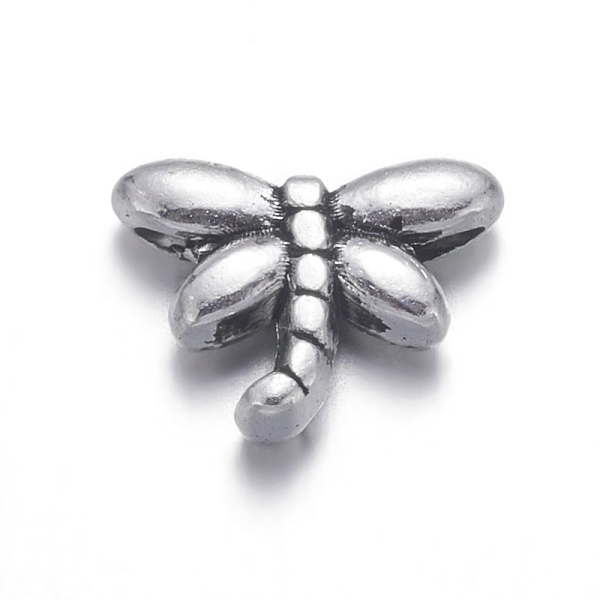 PandaHall Tibetan Silver Beads, Lead Free & Cadmium Free, Dragonfly, Antique Silver, about 8.2mm long, Hole: about 1mm Alloy Dragonfly
PandaHall Tibetan Silver Beads, Lead Free & Cadmium Free, Dragonfly, Antique Silver, about 8.2mm long, Hole: about 1mm Alloy Dragonfly