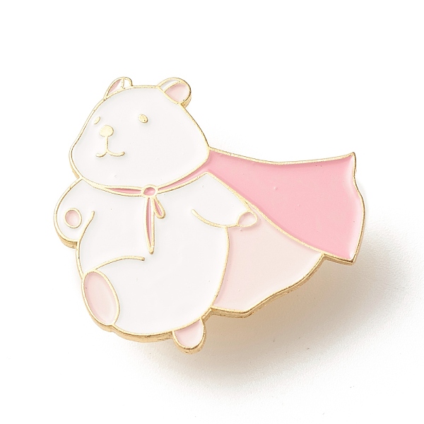 PandaHall Cute Bear with Cloak Enamel Pin, Animal Iron Enamel Brooch for Backpack Clothes, Light Gold, Pink, 28.5x30.5x10mm Iron Pink
PandaHall Cute Bear with Cloak Enamel Pin, Animal Iron Enamel Brooch for Backpack Clothes, Light Gold, Pink, 28.5x30.5x10mm Iron Pink