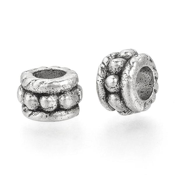 PandaHall Tibetan Style Alloy Beads, Column, Cadmium Free & Lead Free, Antique Silver, 7~7.5x5mm, Hole: 3.5mm, about 1530pcs/1000g Alloy...
PandaHall Tibetan Style Alloy Beads, Column, Cadmium Free & Lead Free, Antique Silver, 7~7.5x5mm, Hole: 3.5mm, about 1530pcs/1000g Alloy...