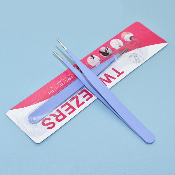 PandaHall Stainless Steel Tweezers, Bend Head, Lilac, 11.6x1cm Stainless Steel Purple
PandaHall Stainless Steel Tweezers, Bend Head, Lilac, 11.6x1cm Stainless Steel Purple