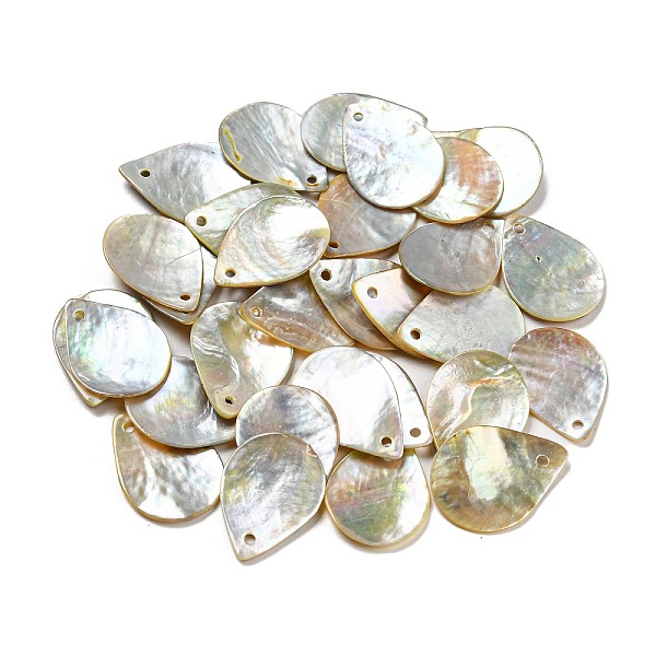 PandaHall Spray Painted Natural Akoya Shell Pendants, Teardrop Charms, WhiteSmoke, 19.5~20x14.5~15x2mm, Hole: 1.5mm Other Sea Shell Teardrop..., White
PandaHall Spray Painted Natural Akoya Shell Pendants, Teardrop Charms, WhiteSmoke, 19.5~20x14.5~15x2mm, Hole: 1.5mm Other Sea Shell Teardrop..., White