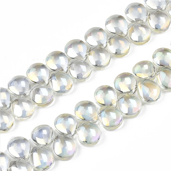 PandaHall Electroplate Glass Beads Strand, AB Color, Teardrop, Clear AB, 10x12x5mm, Hole: 0.8mm, about 82~99pcs/strand, 16.93 inch~ 23.23..., White
PandaHall Electroplate Glass Beads Strand, AB Color, Teardrop, Clear AB, 10x12x5mm, Hole: 0.8mm, about 82~99pcs/strand, 16.93 inch~ 23.23..., White