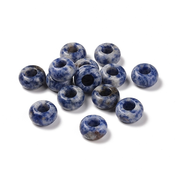 PandaHall Natural Blue Spot Jasper European Beads, Large Hole Beads, Rondelle, 14x7~8mm, Hole: 6mm Blue Spot Jasper Rondelle
PandaHall Natural Blue Spot Jasper European Beads, Large Hole Beads, Rondelle, 14x7~8mm, Hole: 6mm Blue Spot Jasper Rondelle