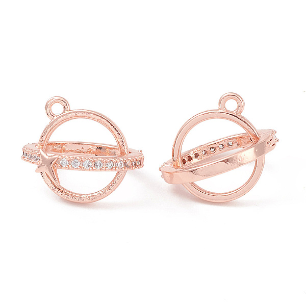 PandaHall Rack Plating Brass Pave Clear Cubic Zirconia Bead Cage Pendants, Planet Charms with Star, Cadmium Free & Lead Free, Long-Lasting...
PandaHall Rack Plating Brass Pave Clear Cubic Zirconia Bead Cage Pendants, Planet Charms with Star, Cadmium Free & Lead Free, Long-Lasting...