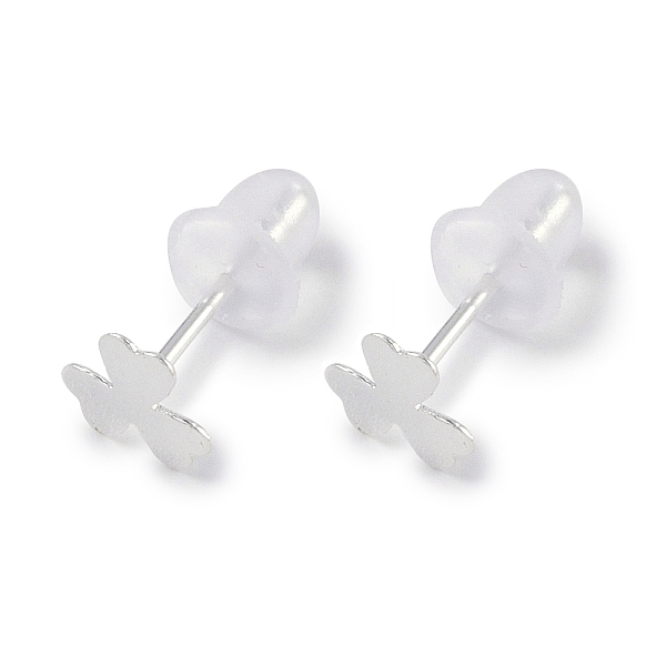 PandaHall 999 Sterling Silver Stud Earrings for Women, with 999 Stamp, Clover, 5.5x6mm Sterling Silver Clover
PandaHall 999 Sterling Silver Stud Earrings for Women, with 999 Stamp, Clover, 5.5x6mm Sterling Silver Clover