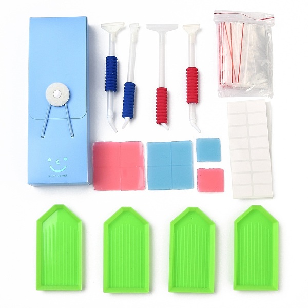 PandaHall DIY Diamond Painting Tools Kit, including Plastic DIY Diamond Picture Paste Tools Pen Kit, Light Sky Blue, 18x0.6x0.32cm Plastic
PandaHall DIY Diamond Painting Tools Kit, including Plastic DIY Diamond Picture Paste Tools Pen Kit, Light Sky Blue, 18x0.6x0.32cm Plastic