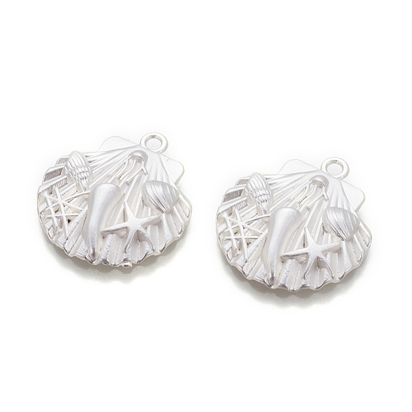 PandaHall Alloy Pendants, Long-Lasting Plated, Scallop Shell Shape, Matte Silver, 28x25.5x4.5mm, Hole: 2.5mm Alloy Shell Shape
PandaHall Alloy Pendants, Long-Lasting Plated, Scallop Shell Shape, Matte Silver, 28x25.5x4.5mm, Hole: 2.5mm Alloy Shell Shape