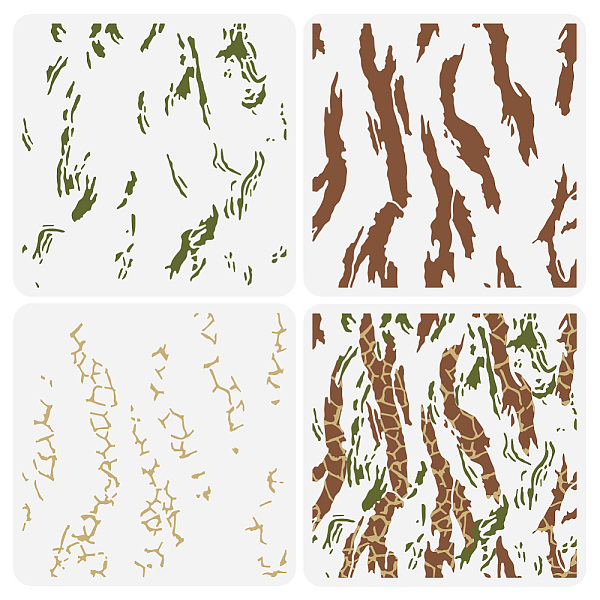 PandaHall FINGERINSPIRE 3 Pcs Layered Snake Print Camouflage Stencil 11.8x11.8 inch Animal Print Stencil for Painting Snakeskin Crack...
PandaHall FINGERINSPIRE 3 Pcs Layered Snake Print Camouflage Stencil 11.8x11.8 inch Animal Print Stencil for Painting Snakeskin Crack...