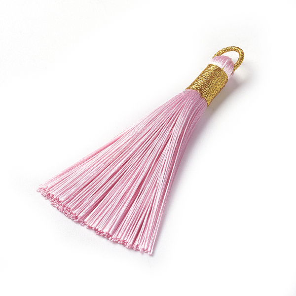 PandaHall Polyester Tassel Pendants, Pink, 80~83x7~8mm, Hole: 5~7mm Polyester Pink
PandaHall Polyester Tassel Pendants, Pink, 80~83x7~8mm, Hole: 5~7mm Polyester Pink
