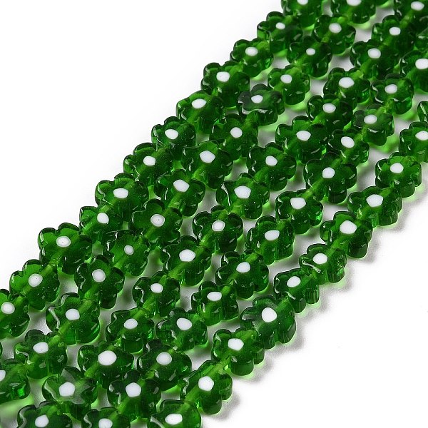 PandaHall Handmade Millefiori Glass Bead Strands, Flower, Green, 6.4~9x3.2mm, Hole: 1mm, about 56pcs/Strand, 15.75''(40cm) Millefiori...
PandaHall Handmade Millefiori Glass Bead Strands, Flower, Green, 6.4~9x3.2mm, Hole: 1mm, about 56pcs/Strand, 15.75''(40cm) Millefiori...