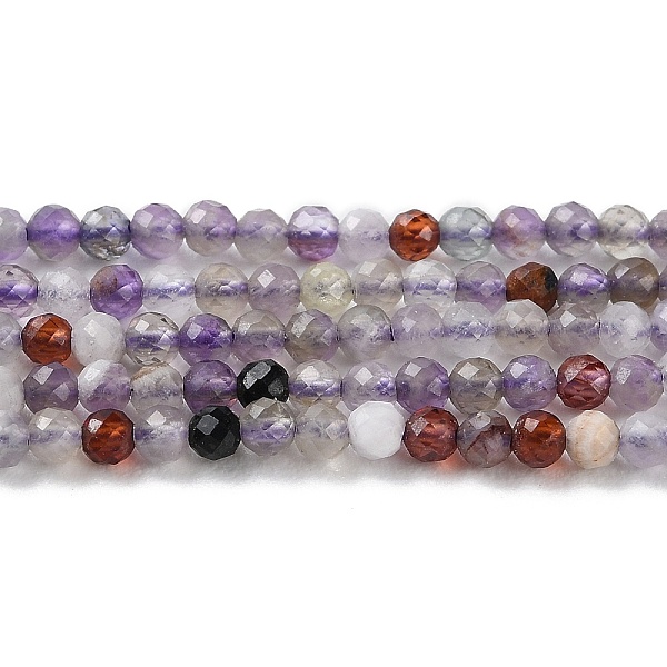 PandaHall Natural Amethyst & Natural Garnet & Natural Black Stone Beads Strands, Faceted, Round, 2mm, Hole: 0.6mm, about 181pcs/strand...
PandaHall Natural Amethyst & Natural Garnet & Natural Black Stone Beads Strands, Faceted, Round, 2mm, Hole: 0.6mm, about 181pcs/strand...