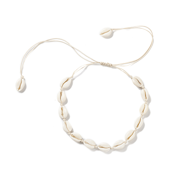 PandaHall Natural Shell Beaded Necklace, Braided Adjustable Necklace for Women, Cornsilk, 12.60~29.92 inch(32~76cm) Shell Gold
PandaHall Natural Shell Beaded Necklace, Braided Adjustable Necklace for Women, Cornsilk, 12.60~29.92 inch(32~76cm) Shell Gold