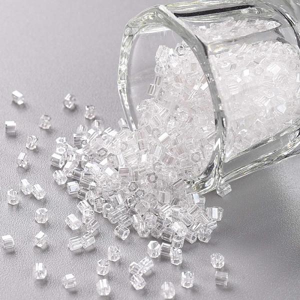 PandaHall TOHO Hexagon Beads, Japanese Seed Beads, 11/0 Two Cut Glass Seed Beads, (101) Crystal Transparent Luster, 11/0, 2x2mm, Hole: 0.6mm..., Clear
PandaHall TOHO Hexagon Beads, Japanese Seed Beads, 11/0 Two Cut Glass Seed Beads, (101) Crystal Transparent Luster, 11/0, 2x2mm, Hole: 0.6mm..., Clear