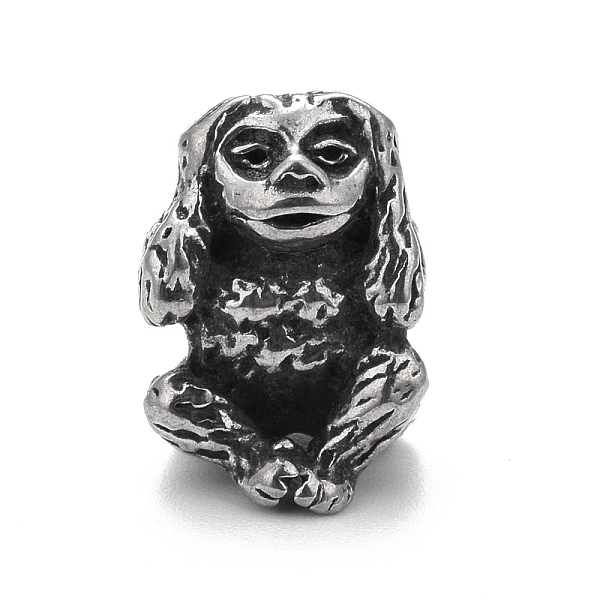 PandaHall 304 Stainless Steel European Beads, Large Hole Beads, Human, Antique Silver, 12x9x9mm, Hole: 4.3mm 304 Stainless Steel Human
PandaHall 304 Stainless Steel European Beads, Large Hole Beads, Human, Antique Silver, 12x9x9mm, Hole: 4.3mm 304 Stainless Steel Human