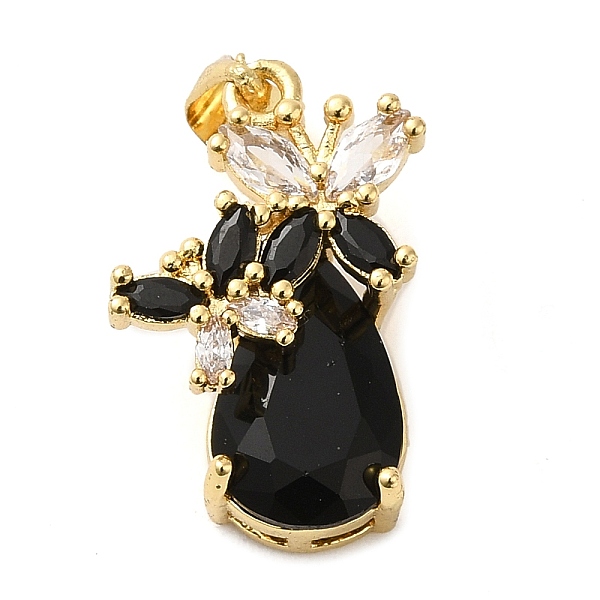 PandaHall Rack Plating Brass Micro Pave Cubic Zirconia Pendants, Cadmium Free & Lead Free, Long-Lasting Plated, Real 18K Gold Plated..., Black
PandaHall Rack Plating Brass Micro Pave Cubic Zirconia Pendants, Cadmium Free & Lead Free, Long-Lasting Plated, Real 18K Gold Plated..., Black