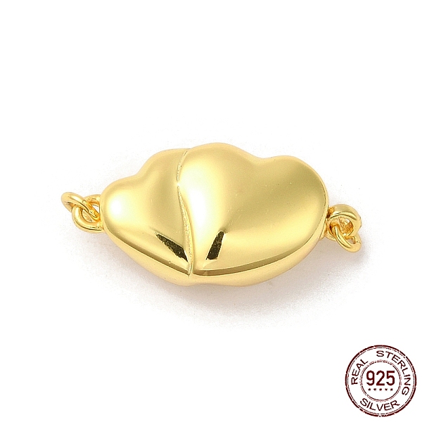 PandaHall Rack Plating 925 Sterling Silver Bayonet Clasps, Double Heart, with 925 Stamp, Real 18K Gold Plated, 16x12x7.5mm, Hole: 1.5mm...
PandaHall Rack Plating 925 Sterling Silver Bayonet Clasps, Double Heart, with 925 Stamp, Real 18K Gold Plated, 16x12x7.5mm, Hole: 1.5mm...