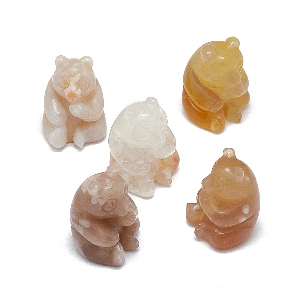 PandaHall Natural Cherry Blossom Agate Sculpture Display Decorations, for Home Office Desk, Panda, 18~20x18~20.5x27~30.5mm Cherry Blossom...
PandaHall Natural Cherry Blossom Agate Sculpture Display Decorations, for Home Office Desk, Panda, 18~20x18~20.5x27~30.5mm Cherry Blossom...