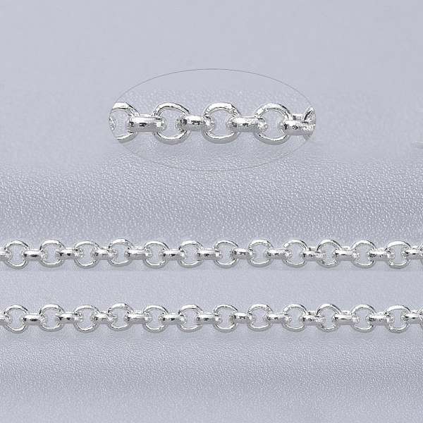 PandaHall Brass Rolo Chains, Belcher Chains, Soldered, Long-Lasting Plated, Cadmium Free & Lead Free, Silver Color Plated, 1x0.4mm Brass
PandaHall Brass Rolo Chains, Belcher Chains, Soldered, Long-Lasting Plated, Cadmium Free & Lead Free, Silver Color Plated, 1x0.4mm Brass