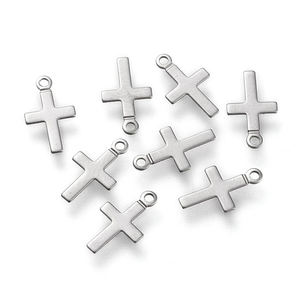 PandaHall 304 Stainless Steel Charms, Laser Cut, Cross, Stainless Steel Color, 10x5.5x0.3mm, Hole: 1mm 304 Stainless Steel Cross
PandaHall 304 Stainless Steel Charms, Laser Cut, Cross, Stainless Steel Color, 10x5.5x0.3mm, Hole: 1mm 304 Stainless Steel Cross