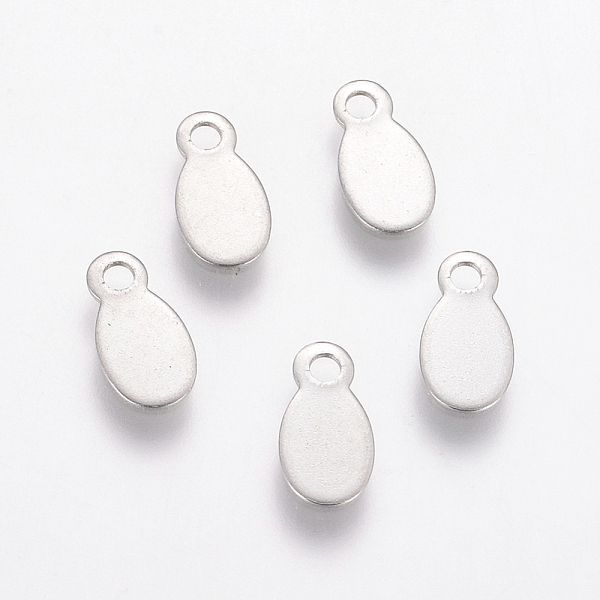PandaHall 201 Stainless Steel Charms, Oval, Stamping Blank Tag, Stainless Steel Color, 10.5x5.5x0.5mm, Hole: 1.5mm 201 Stainless Steel Oval
PandaHall 201 Stainless Steel Charms, Oval, Stamping Blank Tag, Stainless Steel Color, 10.5x5.5x0.5mm, Hole: 1.5mm 201 Stainless Steel Oval