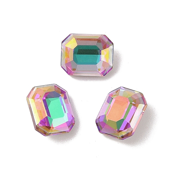 PandaHall Glass Rhinestone Cabochons, Flat Back & Back Plated, Faceted, Rectangle, Heliotrope, 10x8x5mm Glass Rhinestone Rectangle Purple
PandaHall Glass Rhinestone Cabochons, Flat Back & Back Plated, Faceted, Rectangle, Heliotrope, 10x8x5mm Glass Rhinestone Rectangle Purple