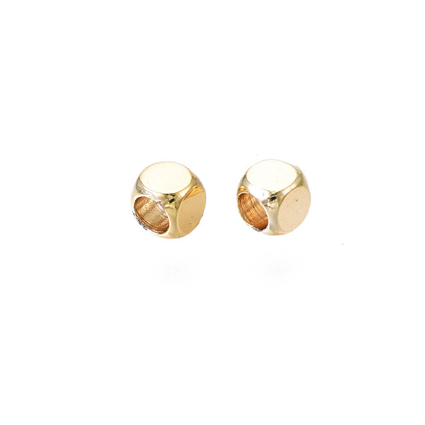 PandaHall Brass Beads, Dice, Real 18K Gold Plated, 2.5x2.5x2.5mm, Hole: 1.6mm Brass Dice
PandaHall Brass Beads, Dice, Real 18K Gold Plated, 2.5x2.5x2.5mm, Hole: 1.6mm Brass Dice