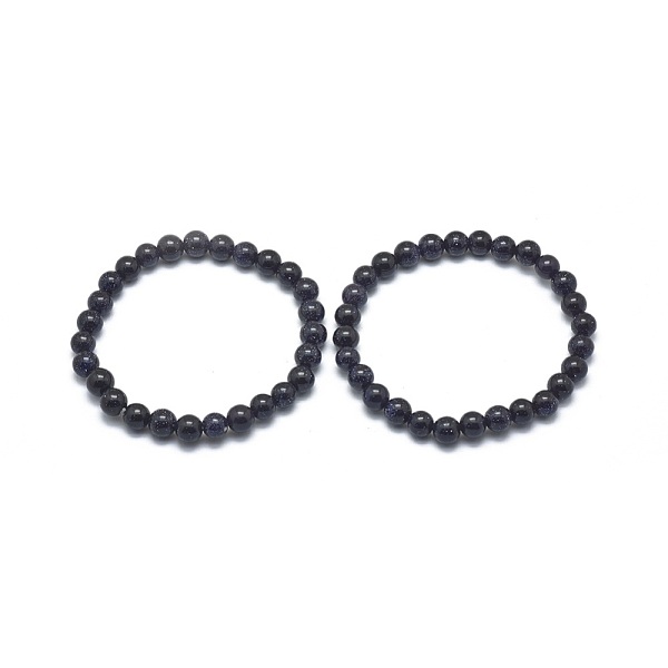 PandaHall Synthetic Blue Goldstone Beads Stretch Bracelets, Round, 1-7/8 inch(4.8cm), Bead: 6mm Blue Goldstone
PandaHall Synthetic Blue Goldstone Beads Stretch Bracelets, Round, 1-7/8 inch(4.8cm), Bead: 6mm Blue Goldstone