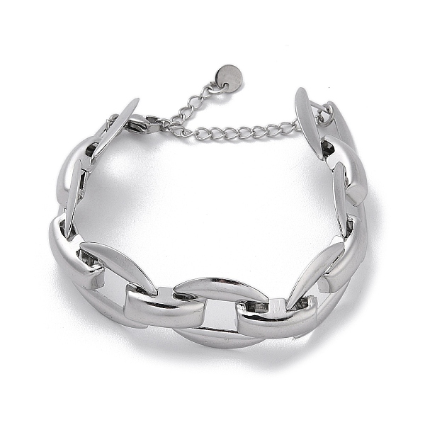 PandaHall 304 Stainless Steel Link Chain Bracelets for Women Men, Stainless Steel Color, 6-1/2 inch(16.5cm) 304 Stainless Steel
PandaHall 304 Stainless Steel Link Chain Bracelets for Women Men, Stainless Steel Color, 6-1/2 inch(16.5cm) 304 Stainless Steel