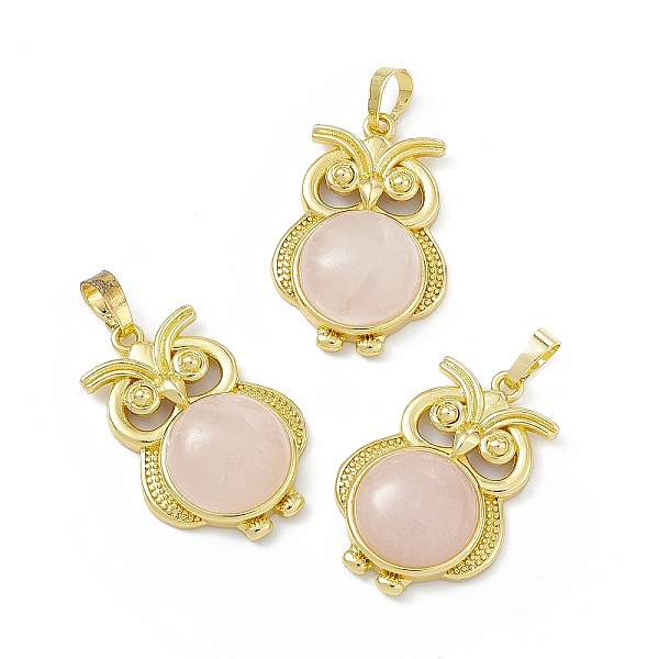 PandaHall Natural Rose Quartz Pendants, Owl Charms, with Golden Tone Rack Plating Brass Findings, Cadmium Free & Lead Free, 35x23.5x9mm...
PandaHall Natural Rose Quartz Pendants, Owl Charms, with Golden Tone Rack Plating Brass Findings, Cadmium Free & Lead Free, 35x23.5x9mm...