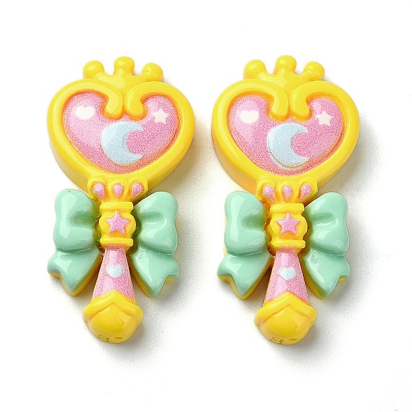 PandaHall Toy Theme Opaque Resin Decoden Cabochons, Magic Wand with Bowknot, Gold, 37x18.5x7mm Resin Others Gold
PandaHall Toy Theme Opaque Resin Decoden Cabochons, Magic Wand with Bowknot, Gold, 37x18.5x7mm Resin Others Gold