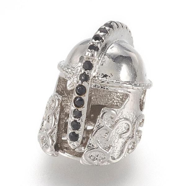 PandaHall Brass Micro Pave Cubic Zirconia Gladiator Helmet Beads, Real Platinum Plated, 14x10x11.5mm, Hole: 2mm Brass+Cubic Zirconia Others
PandaHall Brass Micro Pave Cubic Zirconia Gladiator Helmet Beads, Real Platinum Plated, 14x10x11.5mm, Hole: 2mm Brass+Cubic Zirconia Others