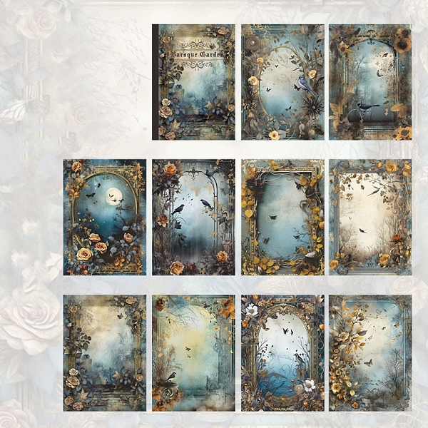 PandaHall 30 Sheets 10 Styles Vintage Scrapbook Paper Pad, for DIY Album Scrapbook, Greeting Card, Background Paper, Light Sky Blue...
PandaHall 30 Sheets 10 Styles Vintage Scrapbook Paper Pad, for DIY Album Scrapbook, Greeting Card, Background Paper, Light Sky Blue...