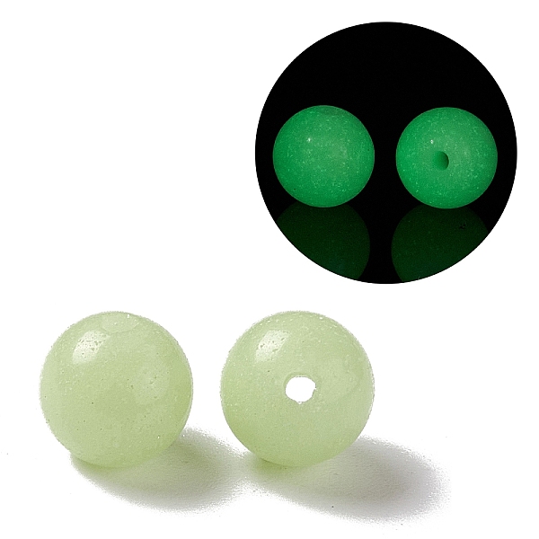 PandaHall Luminous Candy Color Glass Bead, Glow in the Dark, Round, Light Green, 6mm, Hole: 0.8mm Glass Round
PandaHall Luminous Candy Color Glass Bead, Glow in the Dark, Round, Light Green, 6mm, Hole: 0.8mm Glass Round