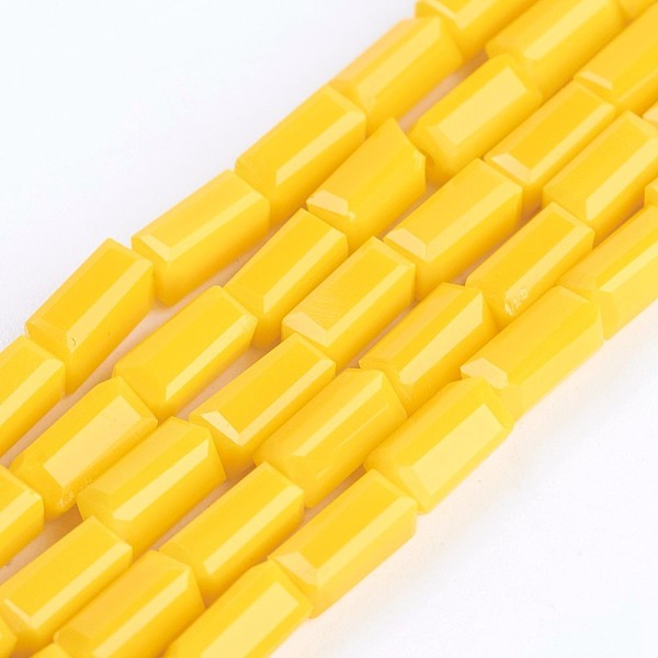 PandaHall Opaque Glass Beads Strands, Faceted, Cuboid, Gold, 6.5~7x3~3.5x3~3.5mm, Hole: 0.5mm, about 80pcs/strand, 20.6~22 inch(52.5~56cm)...
PandaHall Opaque Glass Beads Strands, Faceted, Cuboid, Gold, 6.5~7x3~3.5x3~3.5mm, Hole: 0.5mm, about 80pcs/strand, 20.6~22 inch(52.5~56cm)...