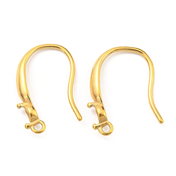 PandaHall 316 Surgical Stainless Steel Earring Hooks, Earring Settings for Rhinestone, Real 18K Gold Plated, 20x13x1.5mm, Hole: 1.2mm, 18...
PandaHall 316 Surgical Stainless Steel Earring Hooks, Earring Settings for Rhinestone, Real 18K Gold Plated, 20x13x1.5mm, Hole: 1.2mm, 18...