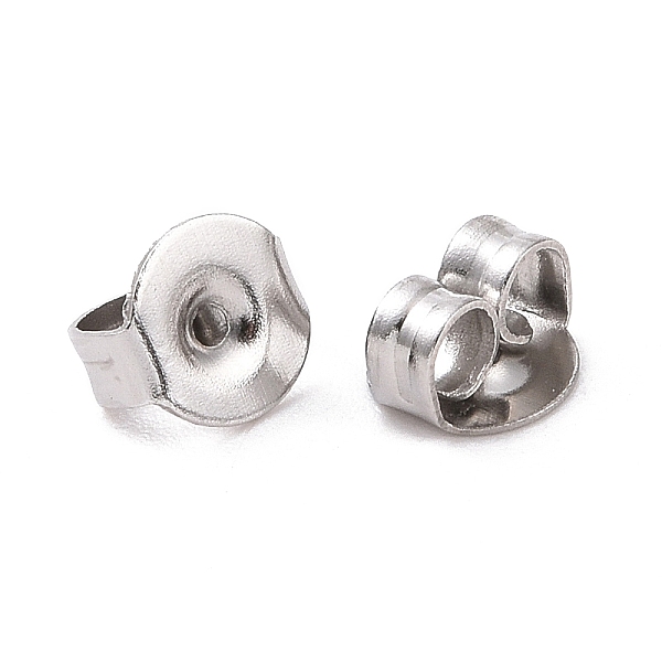 PandaHall 304 Stainless Steel Ear Nuts, Friction Earring Backs for Stud Earrings, Stainless Steel Color, 5x4x2.5mm, Hole: 1mm Stainless...
PandaHall 304 Stainless Steel Ear Nuts, Friction Earring Backs for Stud Earrings, Stainless Steel Color, 5x4x2.5mm, Hole: 1mm Stainless...