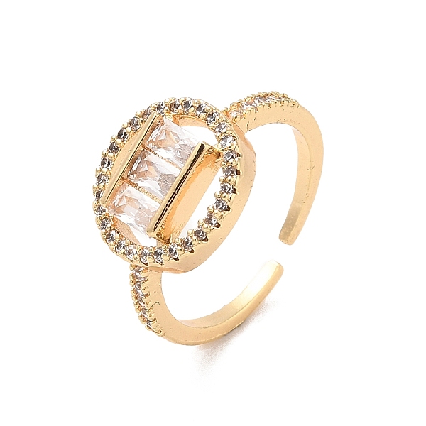 PandaHall Brass Micro Pave Cubic Zirconia Open Cuff Rings, Round, US Size 6 1/2(16.9mm) Brass+Cubic Zirconia Round
PandaHall Brass Micro Pave Cubic Zirconia Open Cuff Rings, Round, US Size 6 1/2(16.9mm) Brass+Cubic Zirconia Round