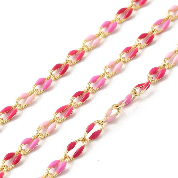 PandaHall Brass Enamel Curb Chains, Soldered, with Spools, Real 18K Gold Plated, Mixed Color, 7x3x1.7mm Brass Multicolor
PandaHall Brass Enamel Curb Chains, Soldered, with Spools, Real 18K Gold Plated, Mixed Color, 7x3x1.7mm Brass Multicolor