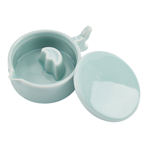 PandaHall Fish Shape Porcelain Multifunctional Ink Dish with Brush Holder, for Chinese Calligraphy and Sumi Painting, Aqua, 13.9x10.2x5.55cm..., Cyan
PandaHall Fish Shape Porcelain Multifunctional Ink Dish with Brush Holder, for Chinese Calligraphy and Sumi Painting, Aqua, 13.9x10.2x5.55cm..., Cyan