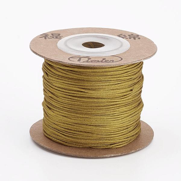 PandaHall Nylon Cords, String Threads Cords, Dark Goldenrod, 1mm, about 54.68~59.05 yards(50~54mm)/roll Nylon Gold
PandaHall Nylon Cords, String Threads Cords, Dark Goldenrod, 1mm, about 54.68~59.05 yards(50~54mm)/roll Nylon Gold