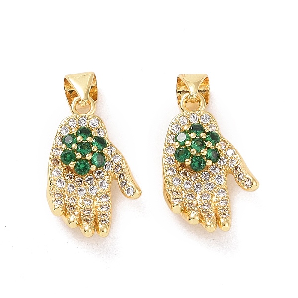 PandaHall Brass Micro Pave Cubic Zirconia Pendants, Hand with Flower Charms, Green, 19x11x5mm, Hole: 3x3.5mm Brass+Cubic Zirconia Body Green
PandaHall Brass Micro Pave Cubic Zirconia Pendants, Hand with Flower Charms, Green, 19x11x5mm, Hole: 3x3.5mm Brass+Cubic Zirconia Body Green