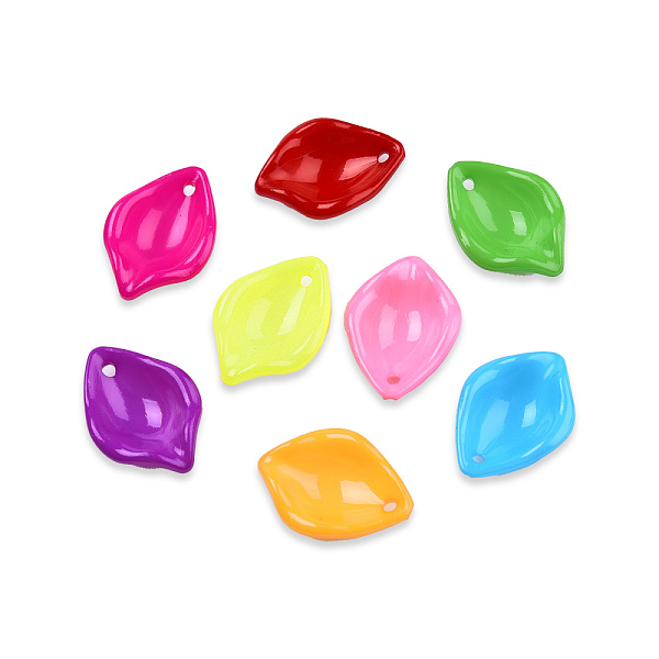 PandaHall Opaque Acrylic Pendants, Leaf, Mixed Color, 18x13x5mm, Hole: 1.2mm, about 2600pcs/500g Acrylic Leaf Multicolor
PandaHall Opaque Acrylic Pendants, Leaf, Mixed Color, 18x13x5mm, Hole: 1.2mm, about 2600pcs/500g Acrylic Leaf Multicolor